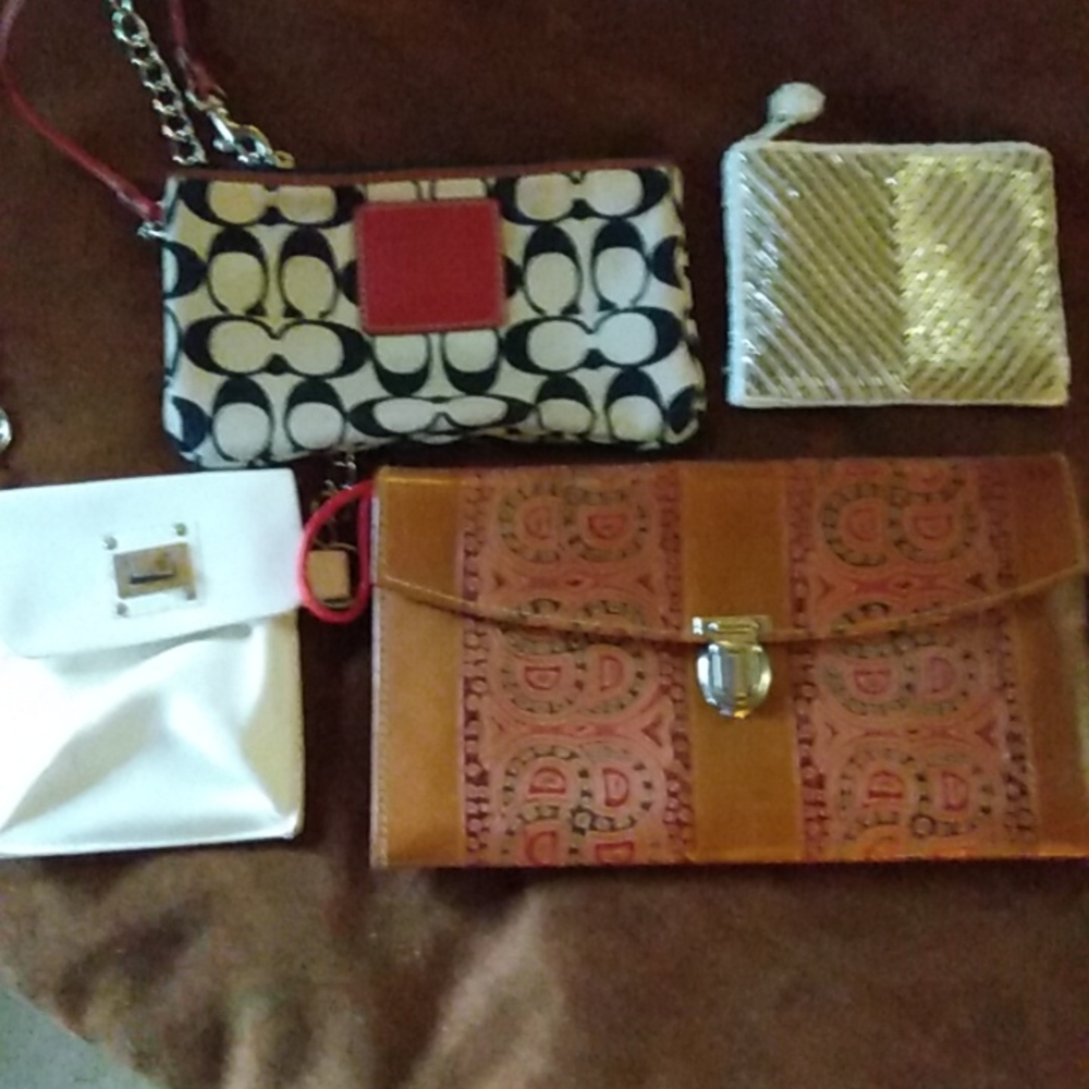 Coach, & other wristlets
